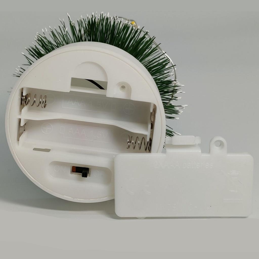 Bộ cây thông giáng sinh gắn đèn led phát sáng xinh xắn trang trí phòng khách / phòng ngủ