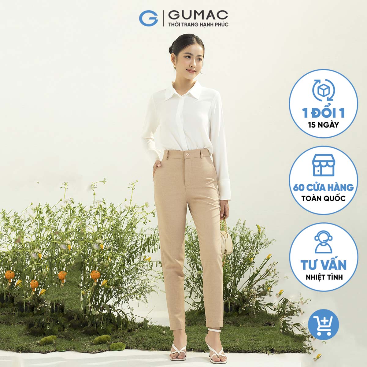 Quần tây ống đứng QC05041 thời trang GUMAC