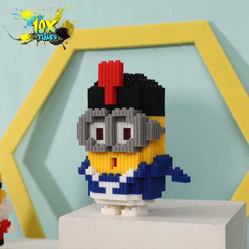 Đồ chơi Lego 3d Minions dễ thương (cute) kẻ cắp mặt trăng qùa tặng sinh nhật trẻ em bạn trai bạn gái