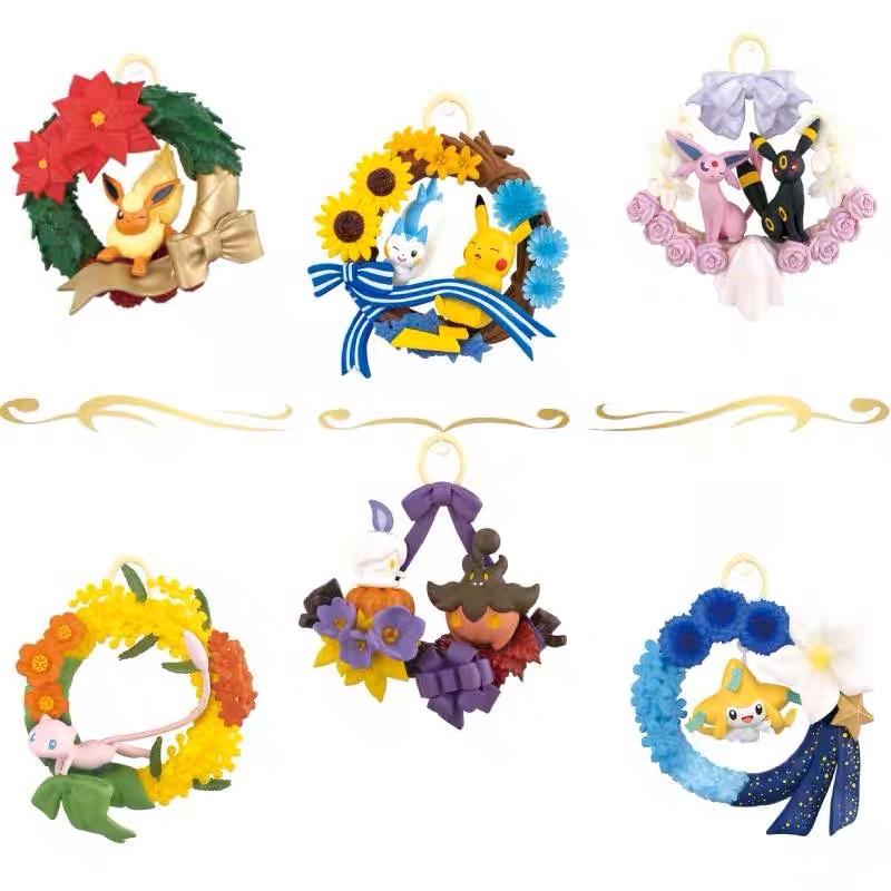 Mô Hình Pokémon Garland Món quà của mùa Kiraqi Sun Moon Ibrahimovic Vật trang trí Treo vật trang trí