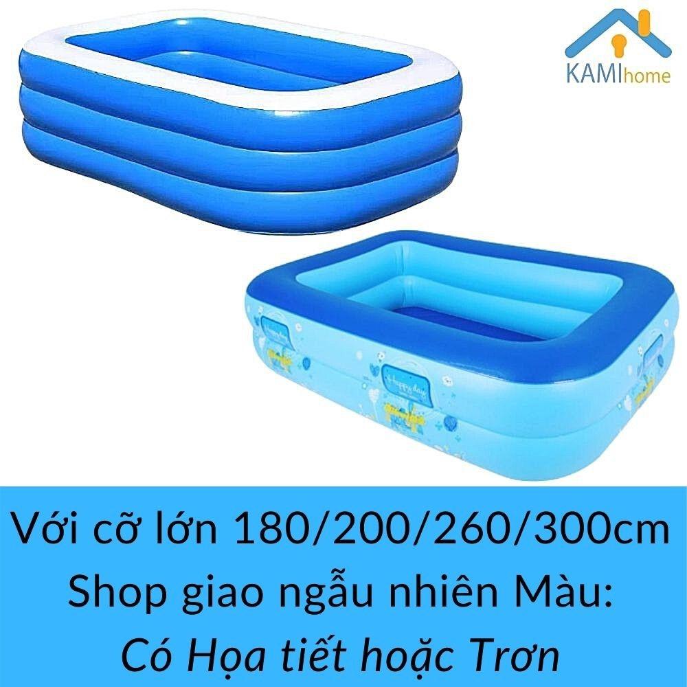 Bể bơi phao cỡ lớn khổng lồ cỡ 3m, 2.6m, Bể bơi phao AS-2m6 3 tầng Siêu to