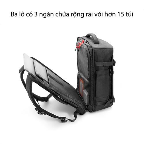 BALO TOMTOC TRAVEL BACKPACK 40L A82 bảo vệ máy tính xách tay của bạn khi rơi và va chạm - hàng chính hãng