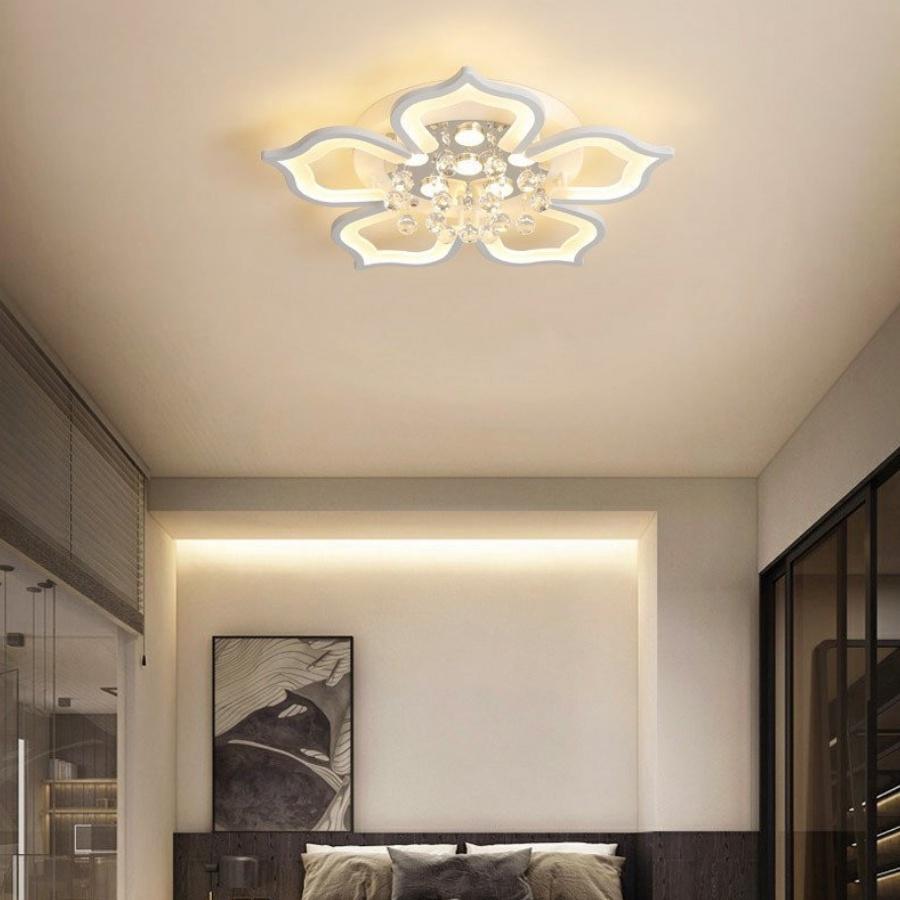 Đèn ốp trần trang trí phòng khách phòng ngủ 5 cánh có 3 chế độ sáng tặng kèm điều khiển tăng chỉnh - Mã 2042/5
