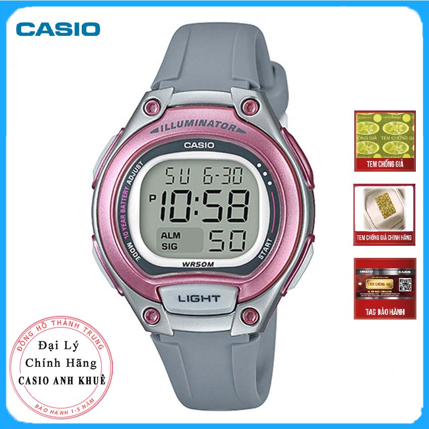 Đồng hồ Nữ Casio điện tử dây nhựa LW-203-8AVDF