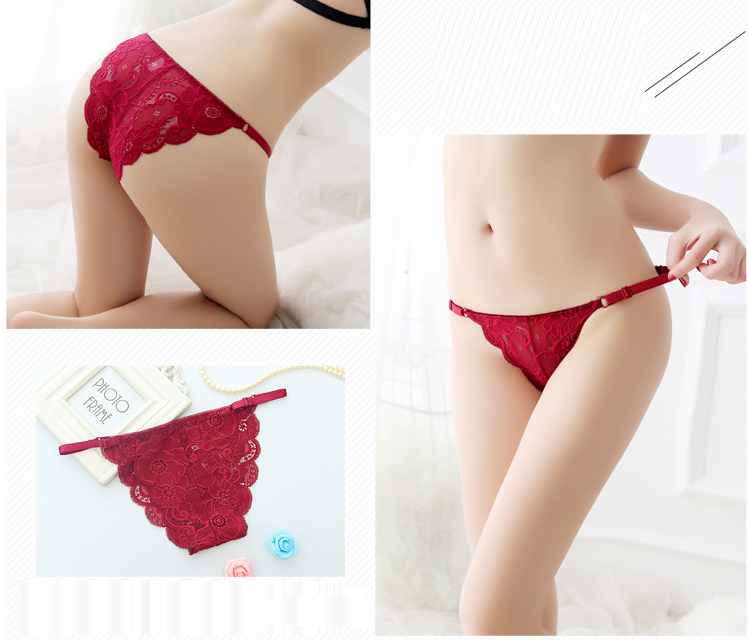 Combo 2 quần lót ren nữ sexy cạp thấp, dây hông mảnh đầy gợi cảm  LYEQ051