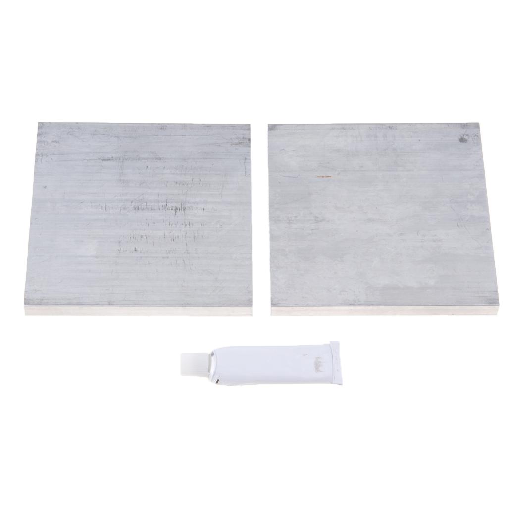 2 Pack Aluminum Heat Sink Cooling Fin for CPU RAM LED Light Amp