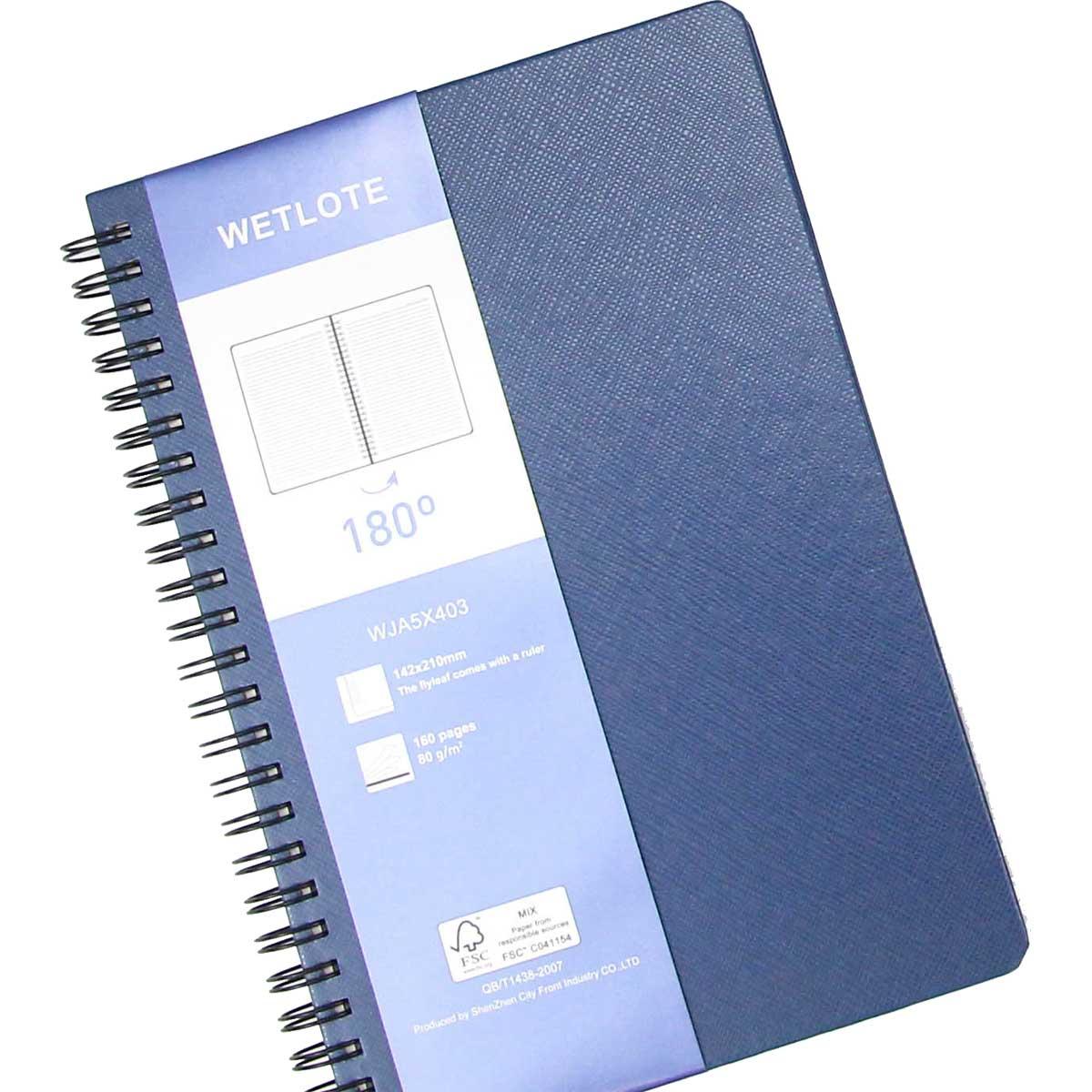 Wetlote Sổ Lò Xo A6 148tr - Xanh Lá WJA6X405