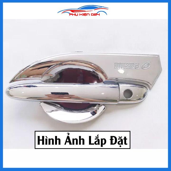Ốp tay hõm Mazda 6 2015-2016-2017-2018-2019 mạ crom chống trầy bảo vệ cửa xe ô tô