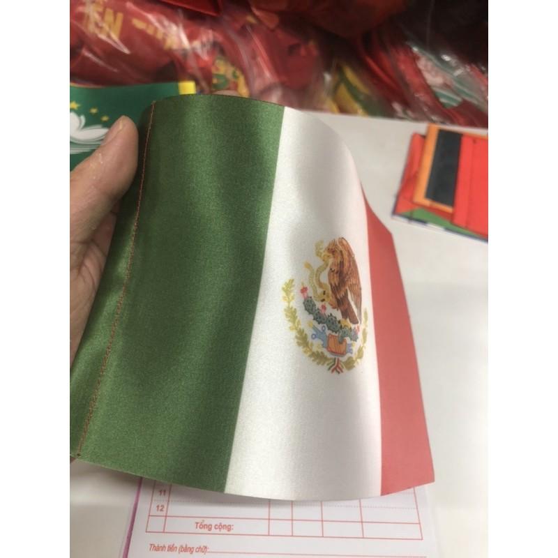 Quốc kỳ Mexico để bàn 14x21cm