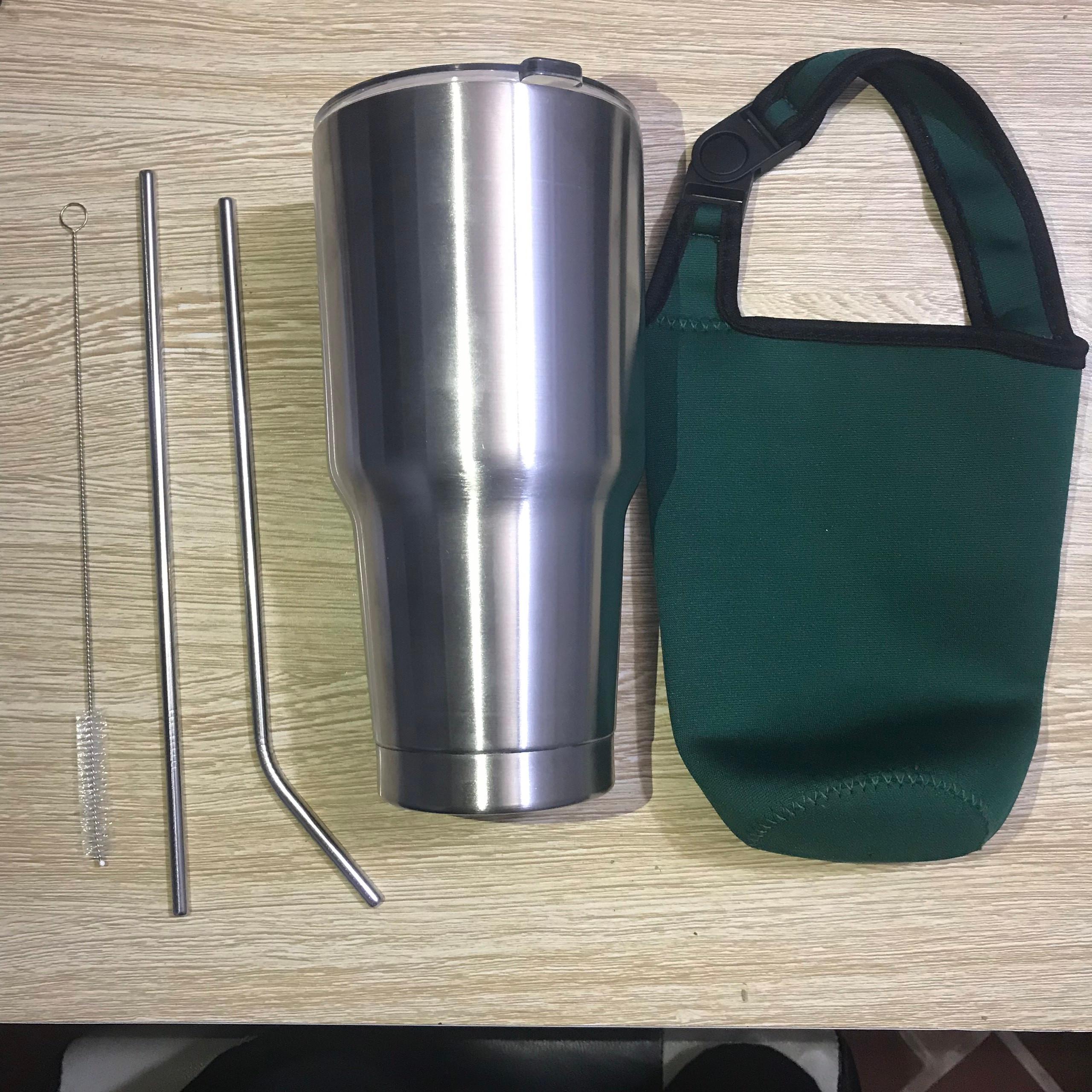 Ly Giữ Nhiệt Yt Nắp Chống Tràn Cao Cấp + Tặng Bộ Ống Hút Inox Tái Sử Dụng Và Túi Đựng - Miễn Phí Vận Chuyển
