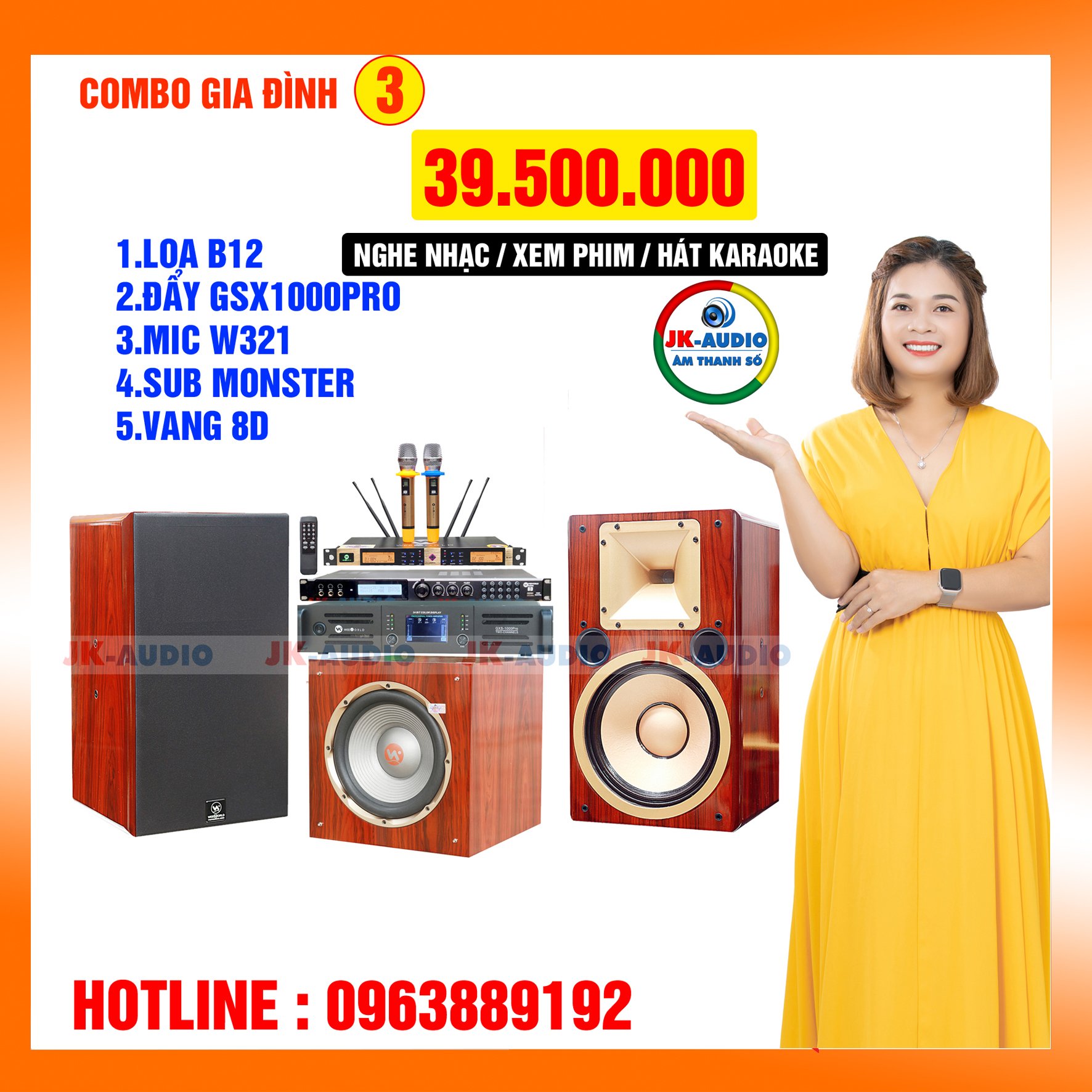 Combo karaoke gia đình loa B12 trị giá 39,5 triệu - Hàng chính hãng