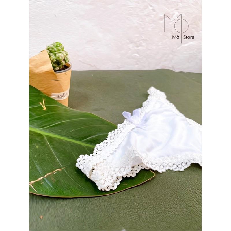 Quần lọt khe ren trắng đủ size siêu thoáng thấm hút mồ hôi