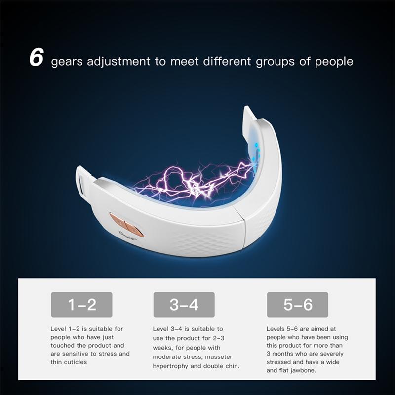 EMS V Dòng Lên Mặt Giảm Béo LED Photon Trẻ Hóa Da Nhăn Đôi Cằm Tẩy Mặt Nâng Bộ Dán Cổ Thon Gọn Hơn