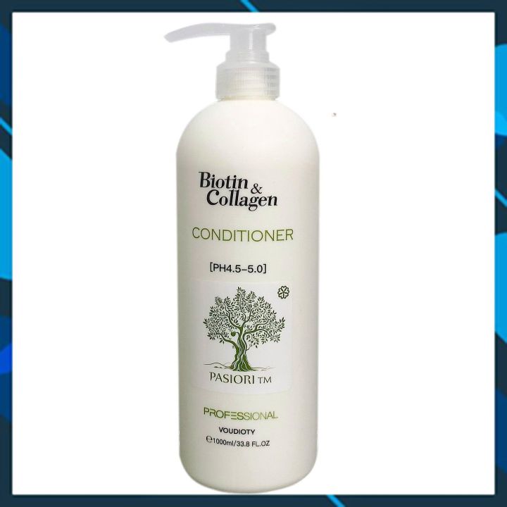 DẦU XẢ PASIORI TM COLLAGEN & BIOTIN TRẮNG PHỤC HỒI, MỀM MƯỢT 1000ML