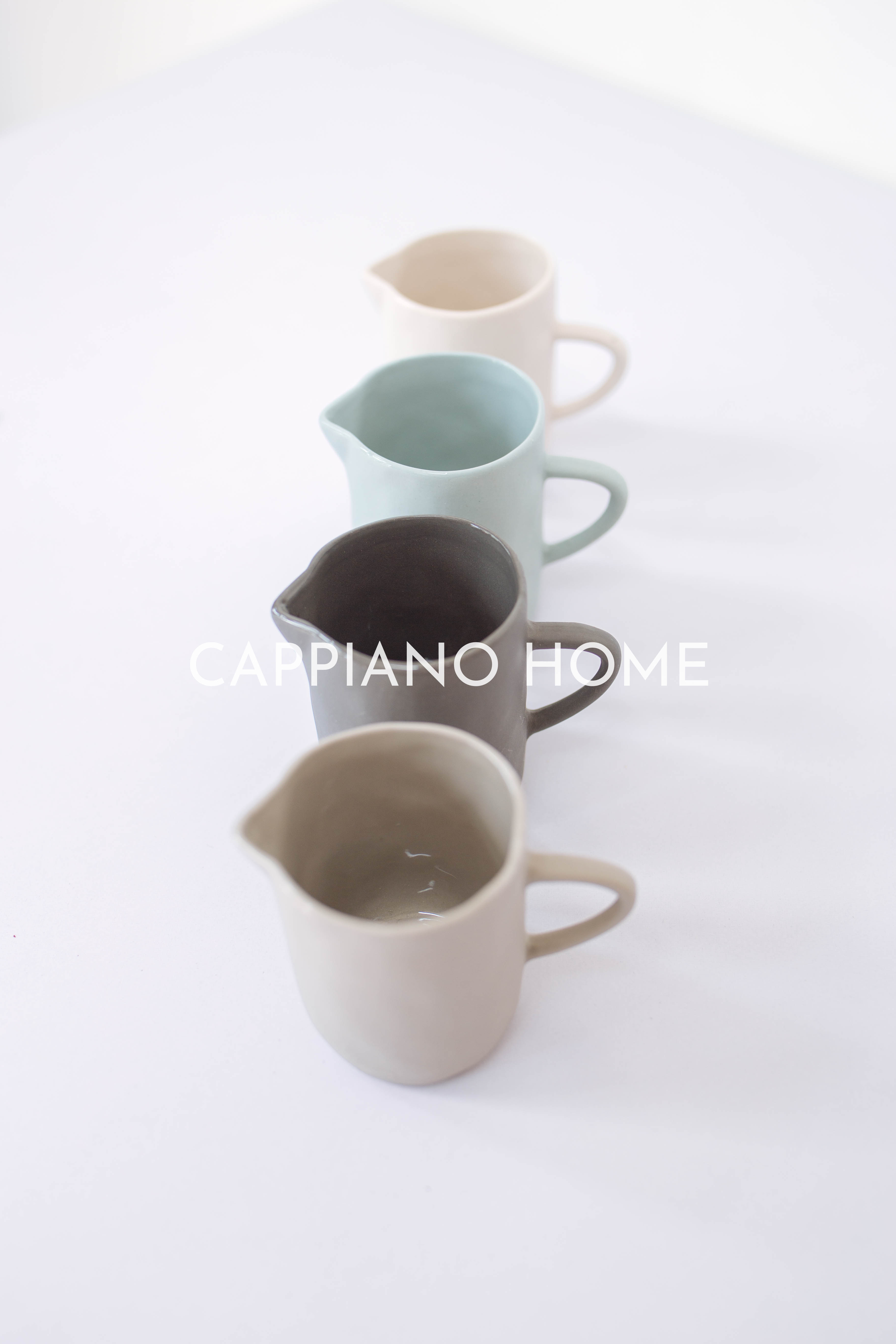 Cốc sứ mini đựng mật ong, lọ sứ nhám miệng rót size nhỏ rót đồ tiện lợi | Cappiano home