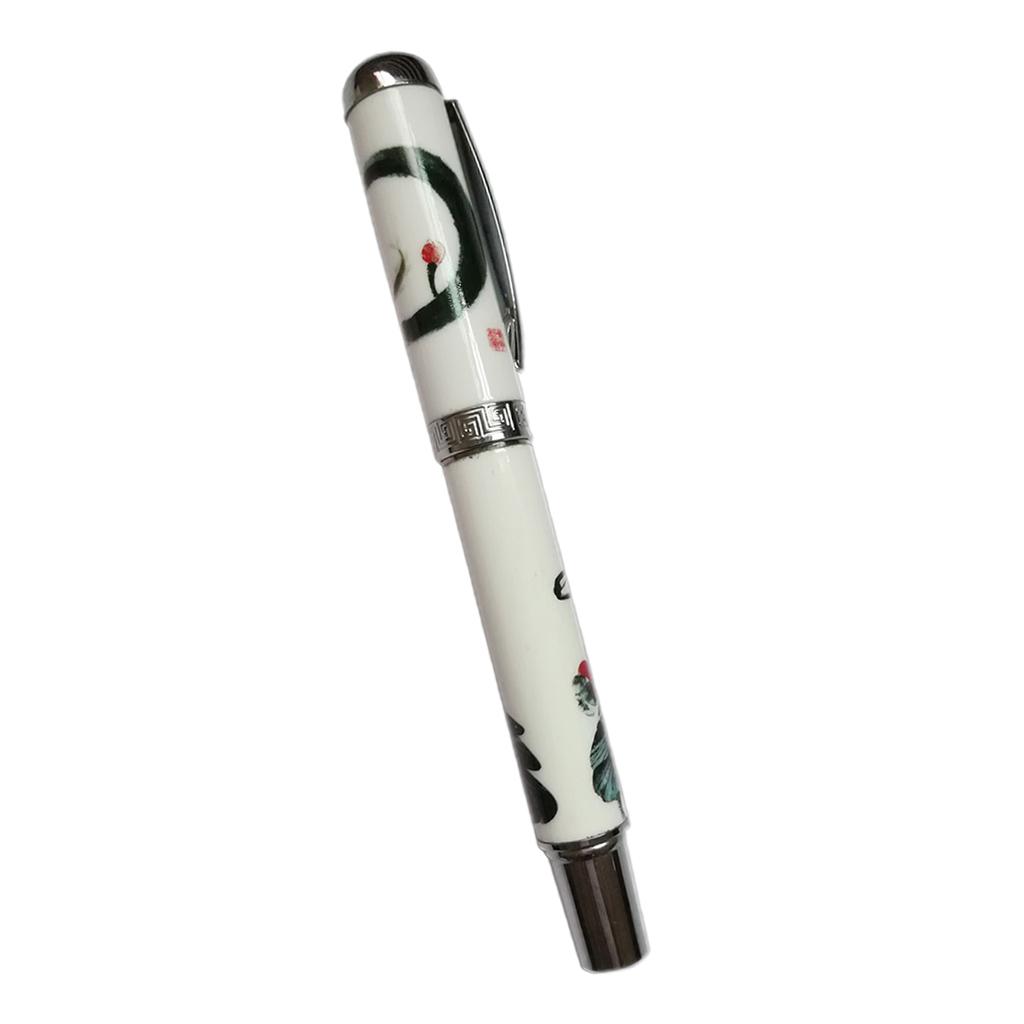 Vintage Bút Máy Gốm Bút Văn Phòng Kinh Doanh Trường Bút Sinh Nhật Tặng 7