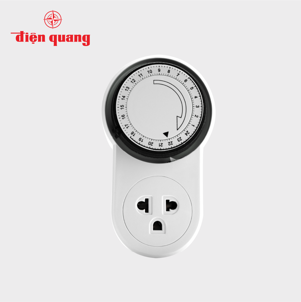 Ổ cắm hẹn giờ Điện Quang ĐQ ESK MT06 WBL 13