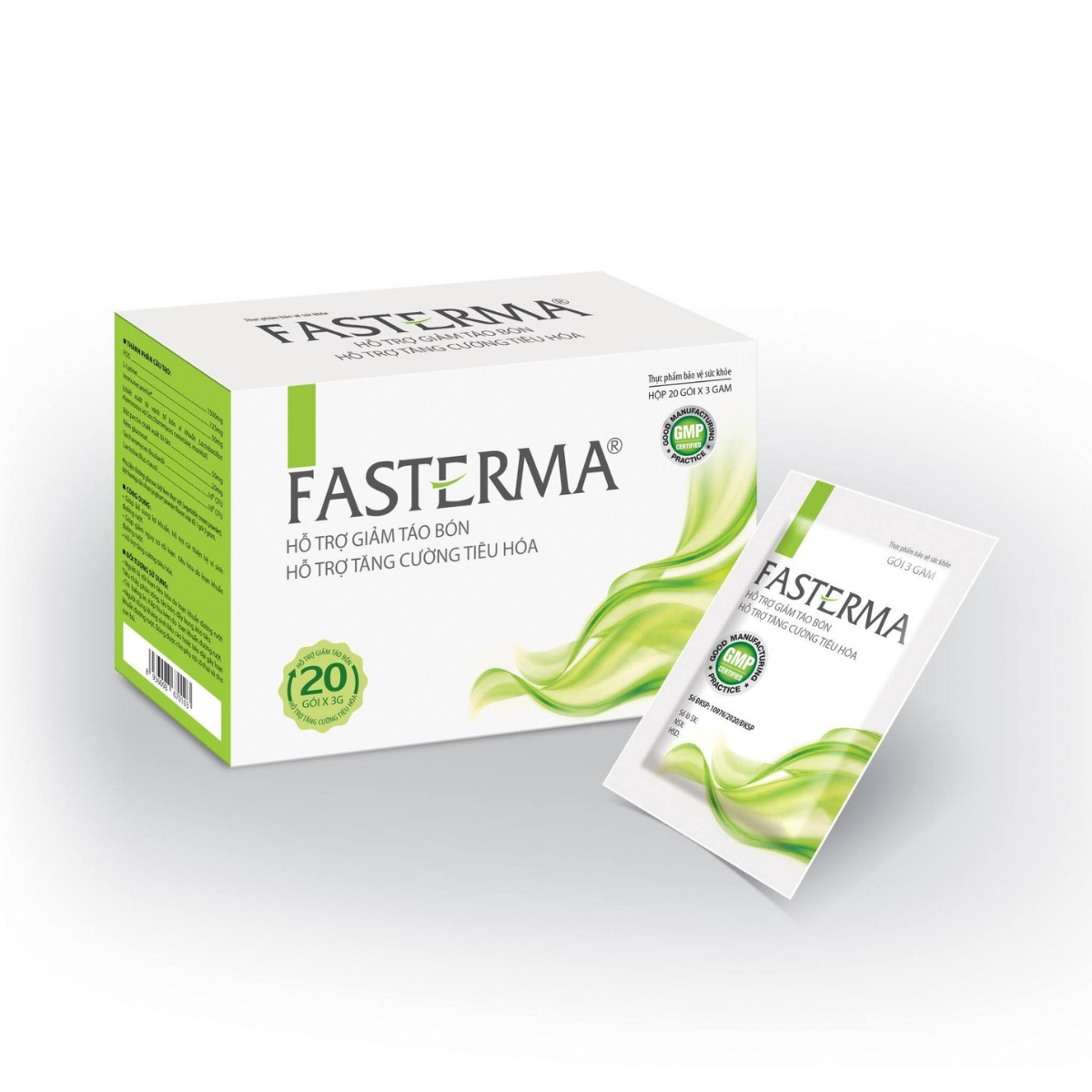 Thực phẩm bảo vệ sức khoẻ Fasterma hỗ trợ giảm táo bón và tăng cường tiêu hoá