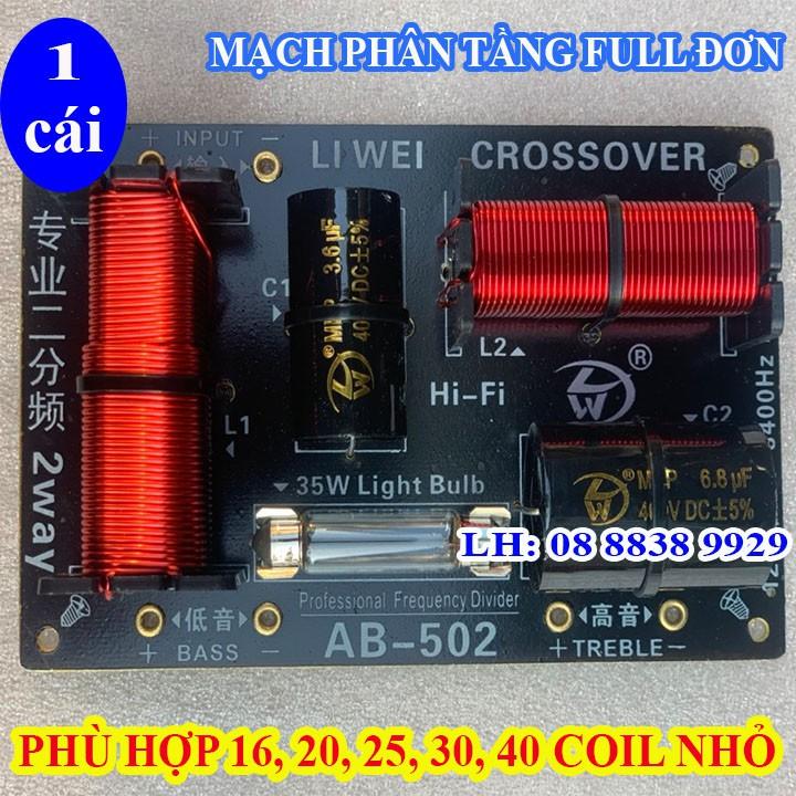 MẠCH PHÂN TẦN 2 LOA CAO CẤP AB-502 - FULL ĐƠN