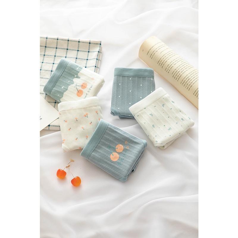 Quần Lót Nữ Cotton Kháng Khuẩn Cherry Ngang Eo Thời Trang . Hàng Loại Đẹp.