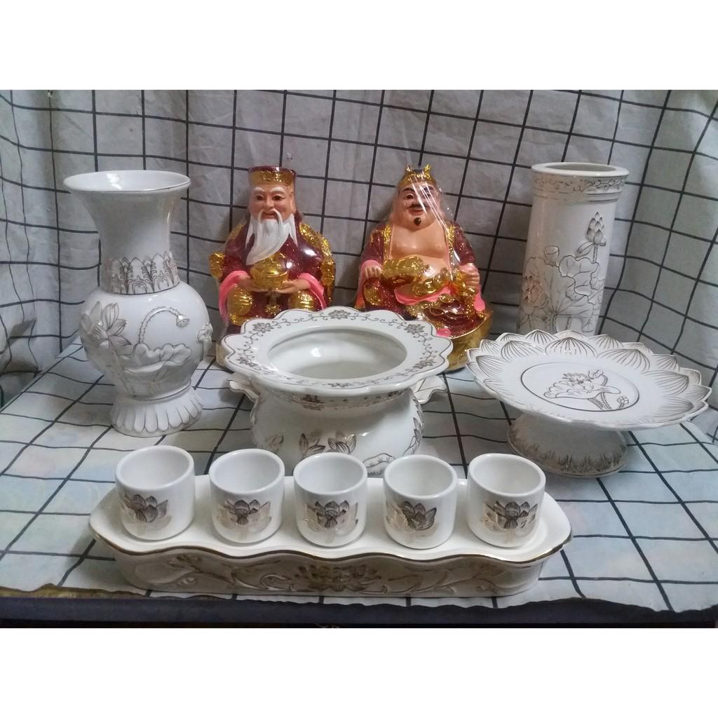 _Combo thờ cúng bạch ngọc Ông Địa Thần Tài
