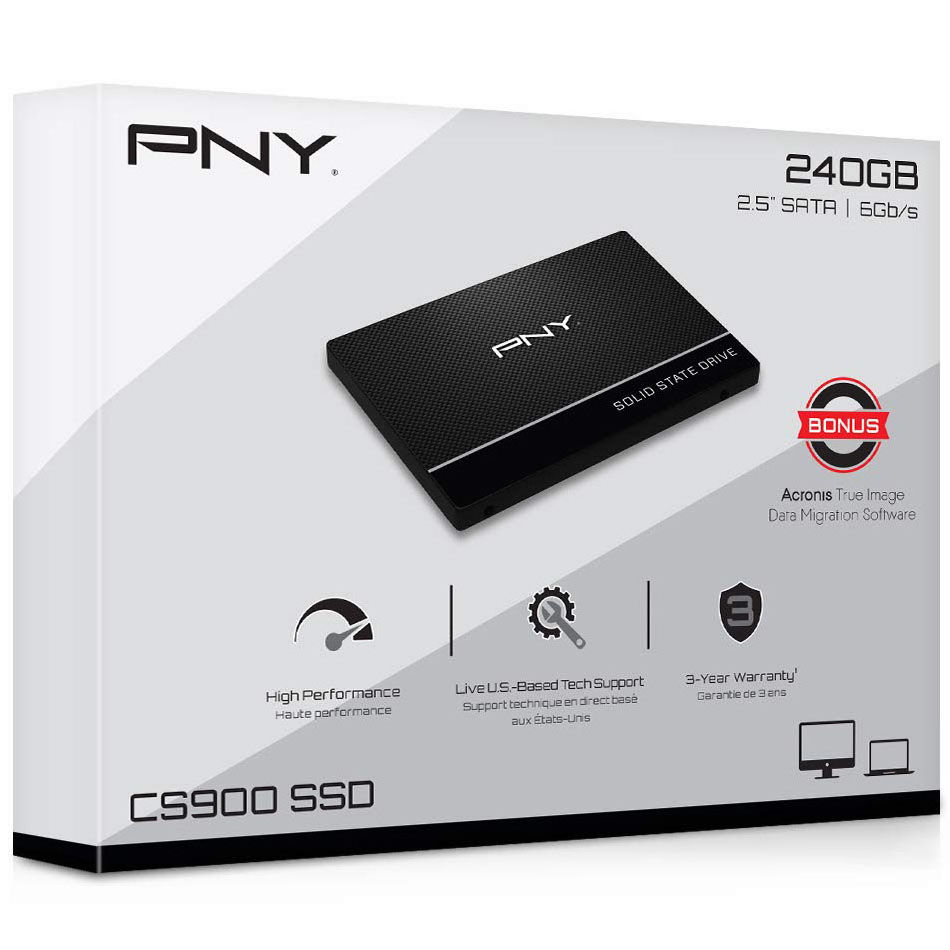 (Giá Hủy Diệt) Ổ Cứng gắn trong SSD PNY CS900 2.5 inch Sata 3 - Hàng Chính Hãng