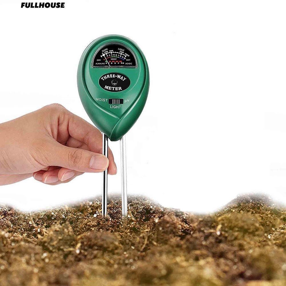 MÁY ĐO PH 3 TRONG 1 SIÊU TIỆN DỤNG - GIÚP ĐO ĐỘ ẨM-PH-ÁNH SÁNG TRONG ĐẤT