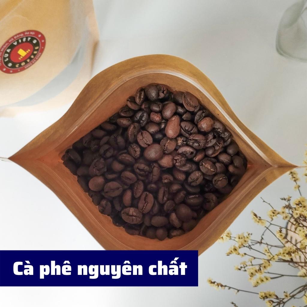 Cà phê nguyên chất ROBUSTA TỰ NHIÊN pha phin và pha máy cafe rang xay vị đắng vừa