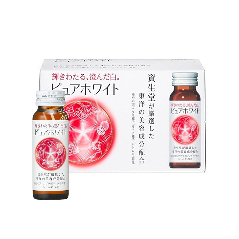 Nước uống Collagen làm trắng da Pure White Nhật Bản