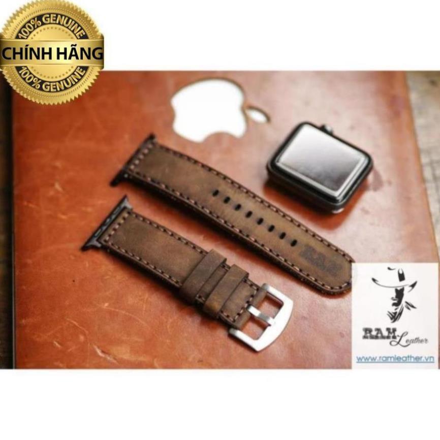DÂY ĐỒNG HỒ DA SÁP NGỰA DÀNH CHO DÒNG APPLE WATCH – RAM BAUHAUS 1950 CHÍNH HÃNG