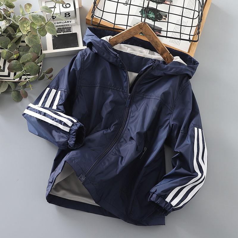 Áo khoác cho bé unisex dù 2 lớp đẹp áo gió trẻ em thời trang từ 14-40kg 0187