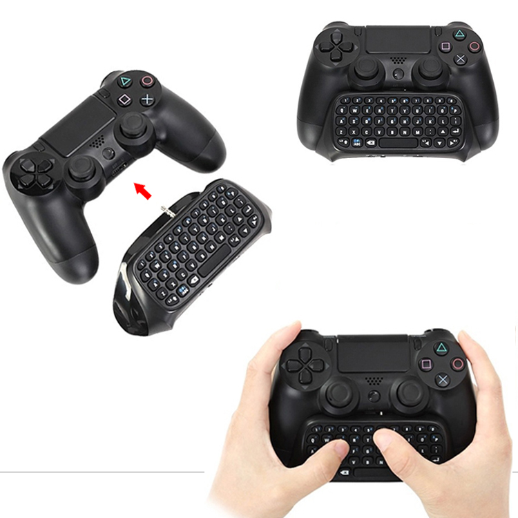 Bàn phím bluetooth Dobe cho tay cầm Ps4 Pro/ Slim - kết nối qua jack tai nghe pin sạc (Hàng nhập khẩu)