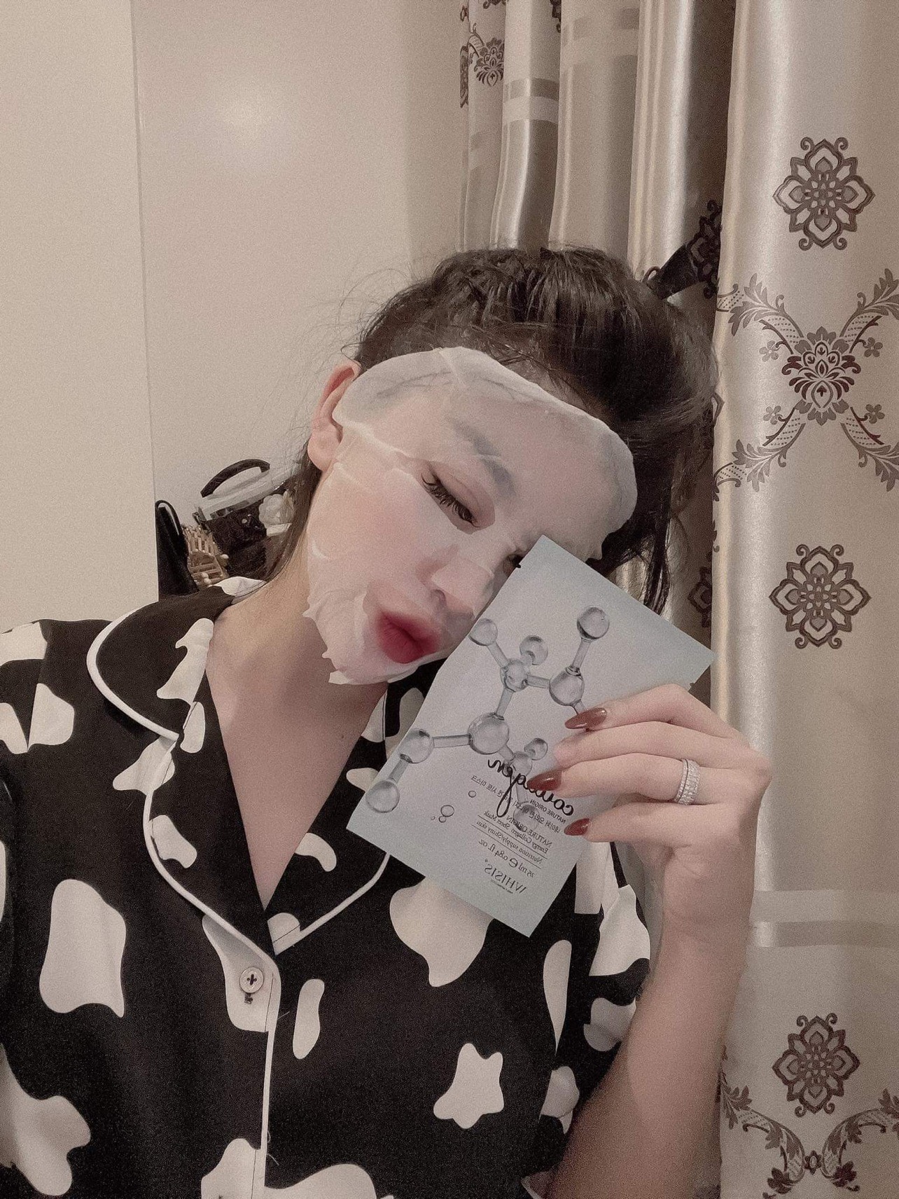 Mặt nạ Collagen Whisis Nature Origin Energy Sheet Mask giúp căng bóng và sáng da tự nhiên