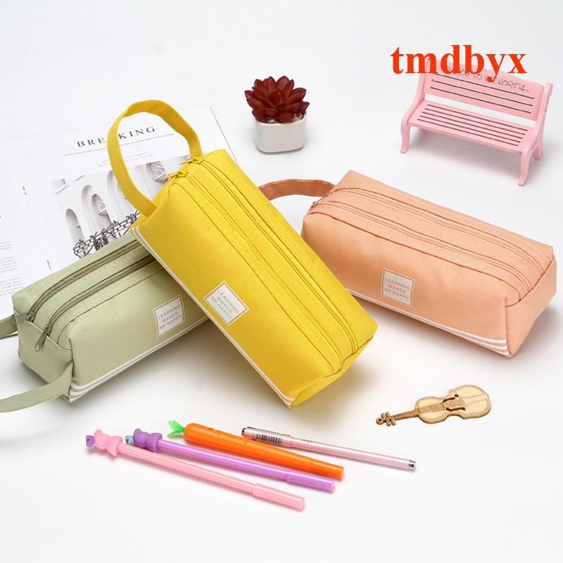 Túi Đựng Bút Hai Lớp Sức Chứa Lớn Có Thể Gập Lại Cho Học Sinh