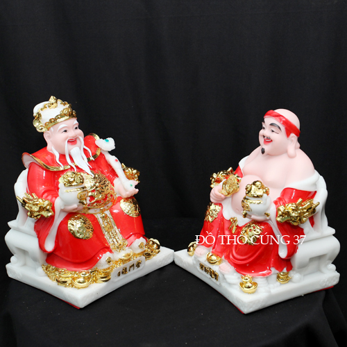 THẦN TÀI THỔ ĐỊA PHÚ QUÝ MÀU ĐỎ