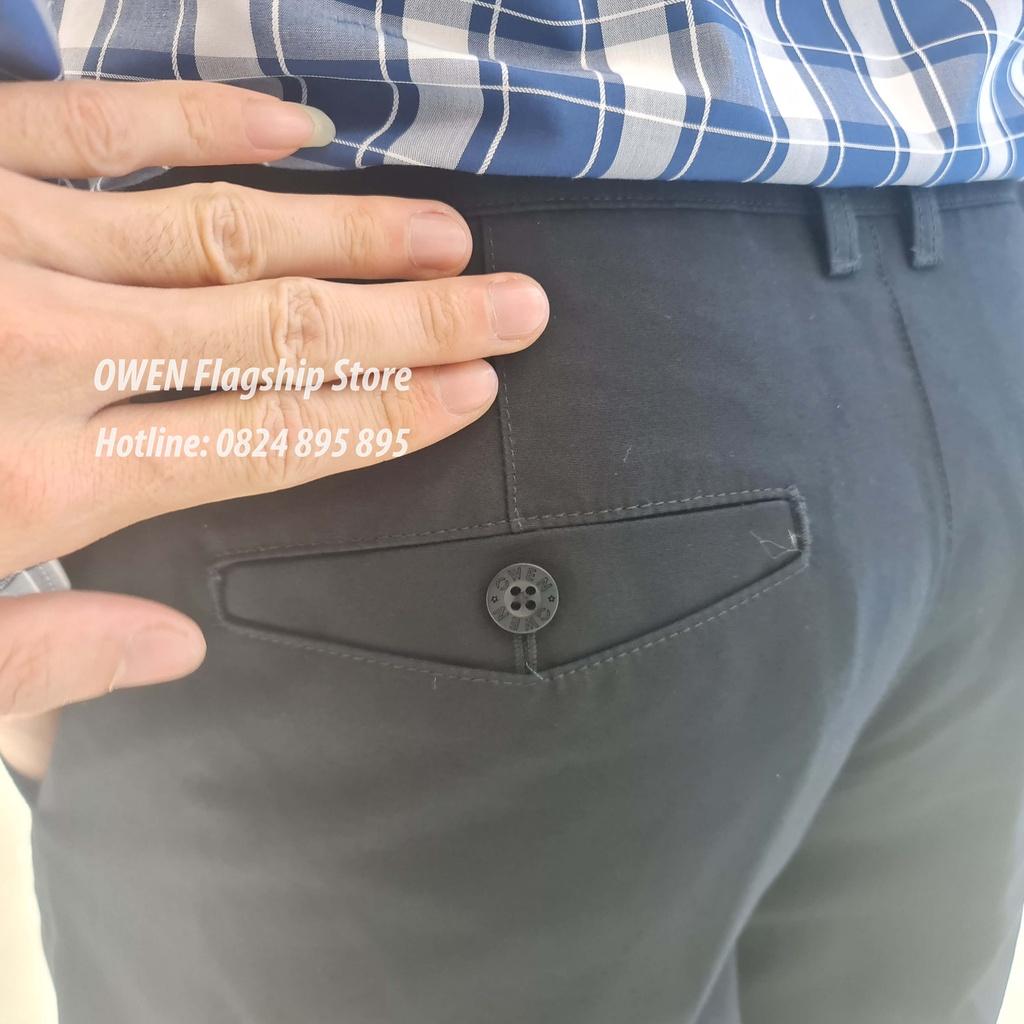 OWEN - Quần kaki nam 100% Cotton dáng SLIMFIT mã QKSL23621