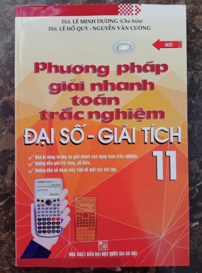 Sách - Phương pháp giải nhanh toán trắc nghiệm đại số - giải tích 11