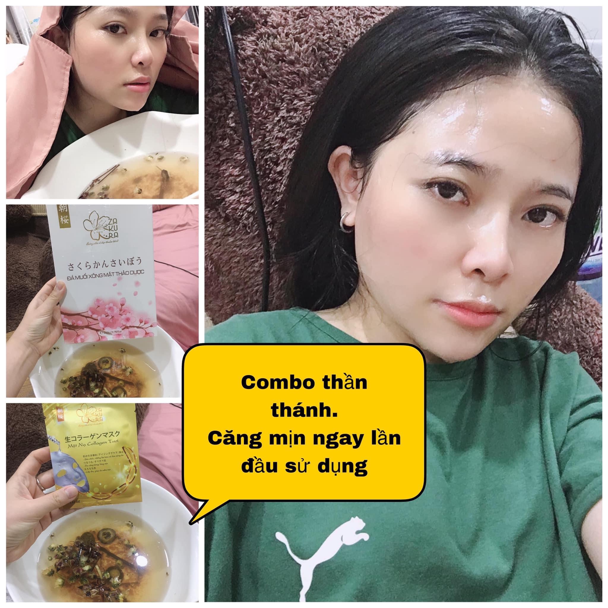 MẶT NẠ COLLAGEN TƯƠI ASA ZAKURA