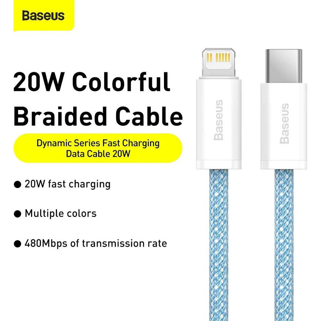 Cáp sạc nhanh siêu bền C to IP Baseus Dynamic Series FAST CHARGING DATA CABLE 20W dùng cho IP 13,12,... - Hàng chính hãng