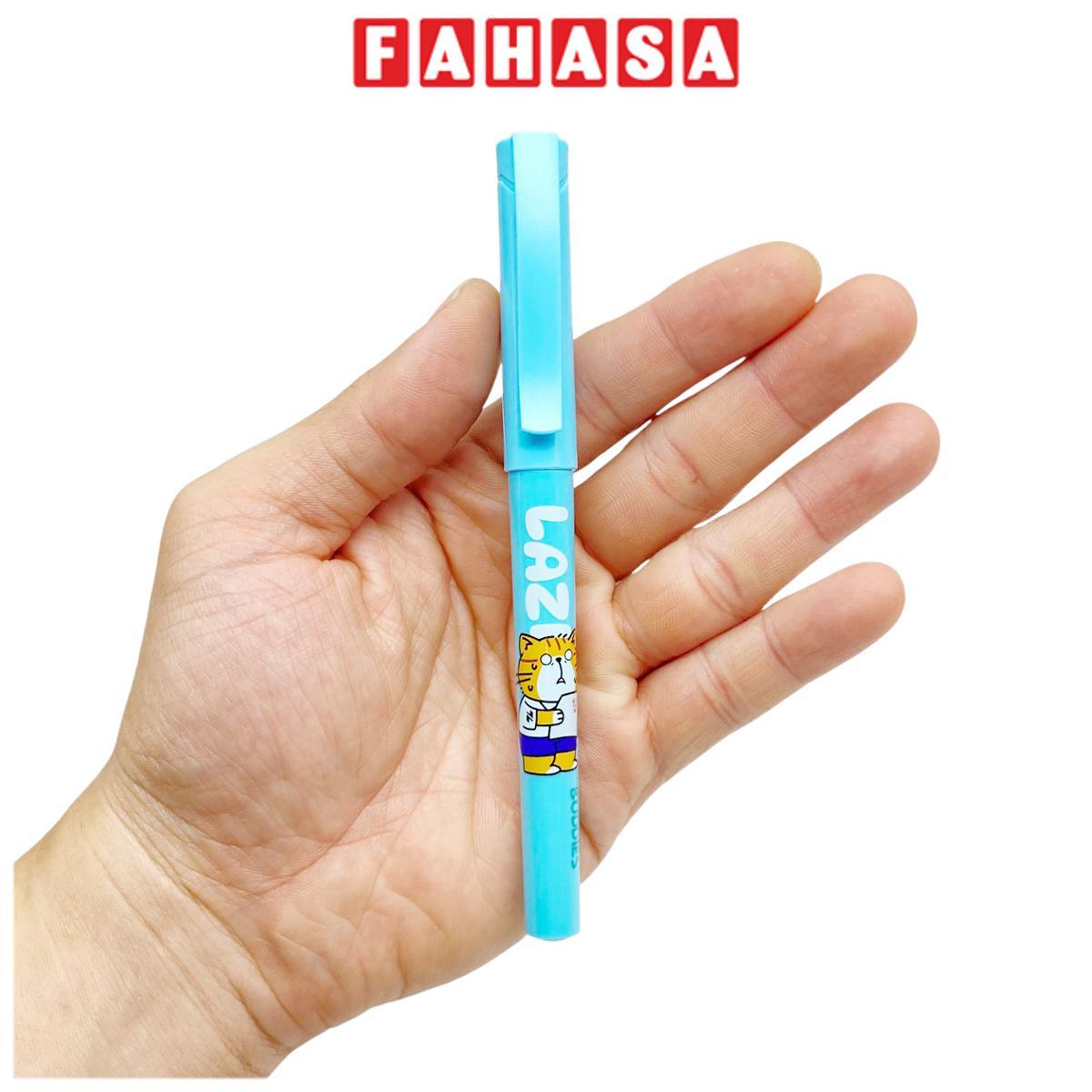 Bút Máy Ngòi Trơn Buddies - Thiên Long FTC-017 - Màu Xanh Dương