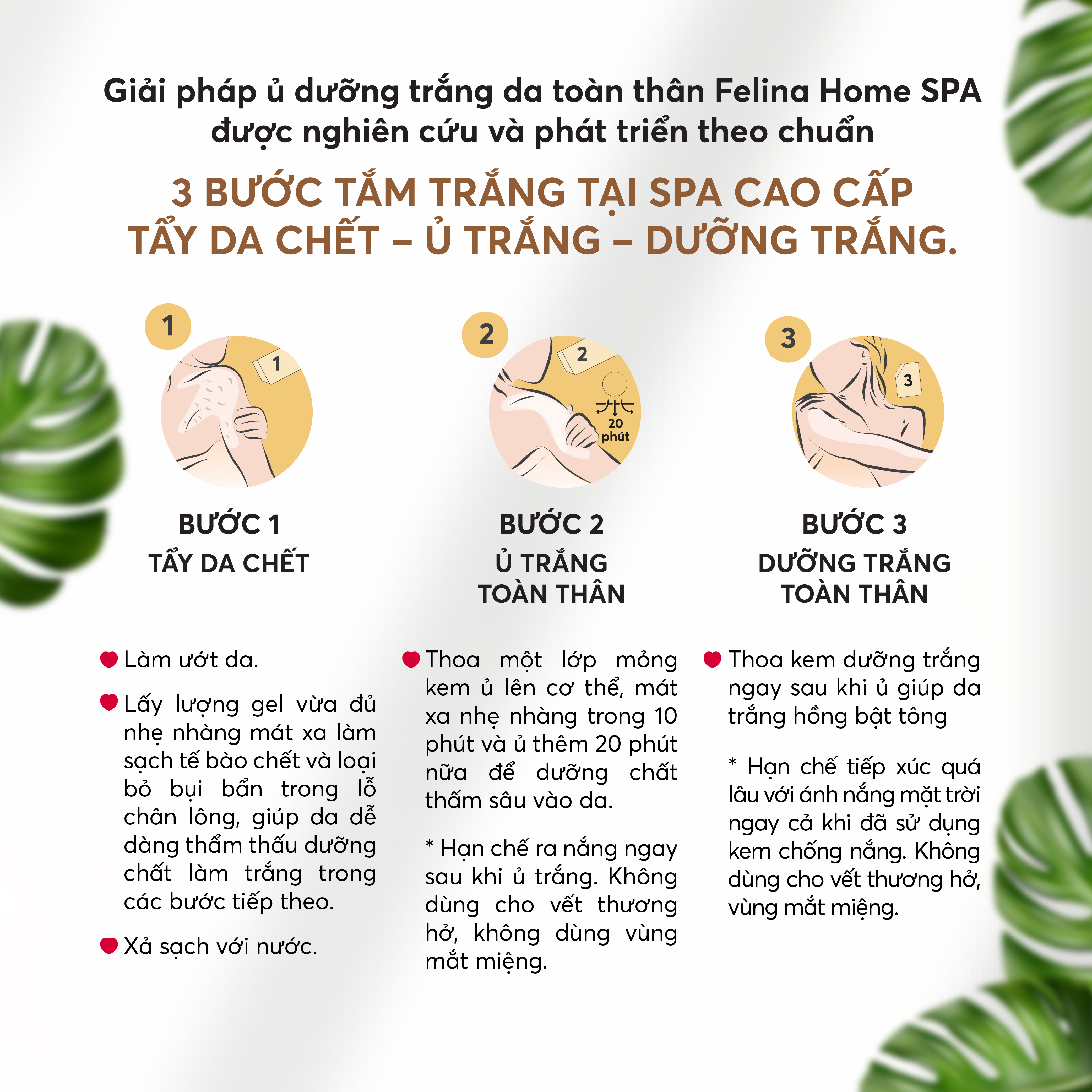 Mặt Nạ Ủ Trắng Da Toàn Thân Felina AHA Từ Đường Mía &amp; Tinh Chất Dưỡng Da Nhân Sâm 100% Thiên Nhiên 120G