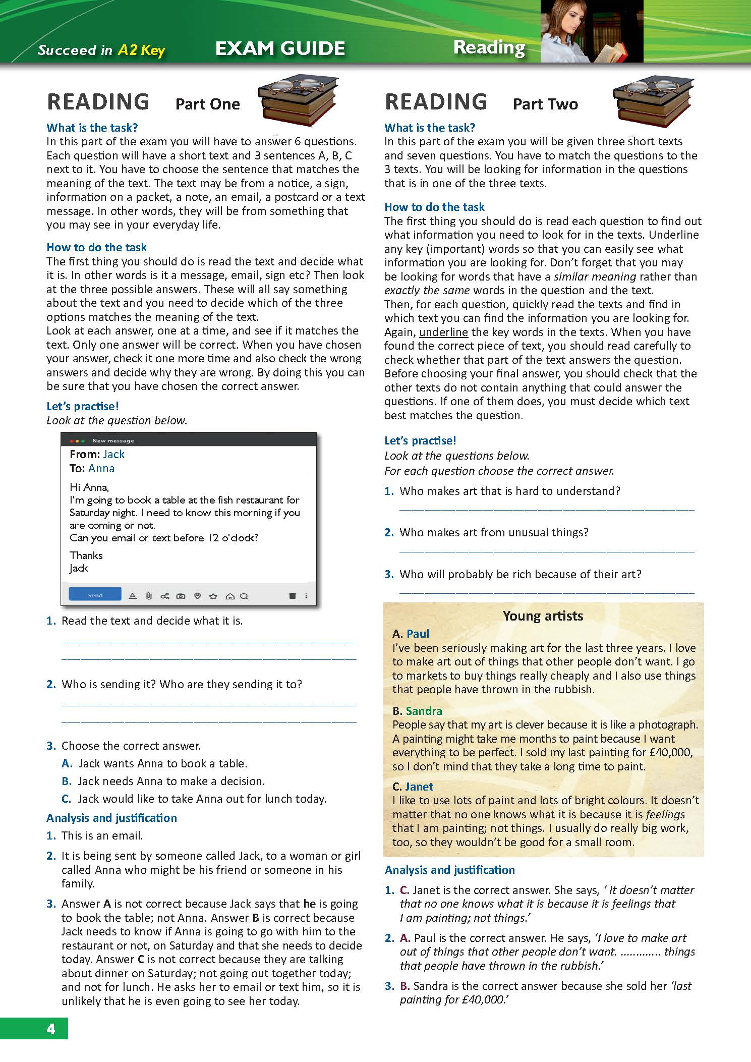 A2 Key 1 with 6 Complete Practice Tests - New Format 2020