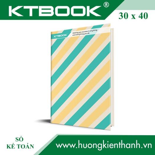 Sổ ghi chép Kế Toán bìa cứng giấy in caro cao cấp size 30 x 40 cm Khổ Lớn mã 200