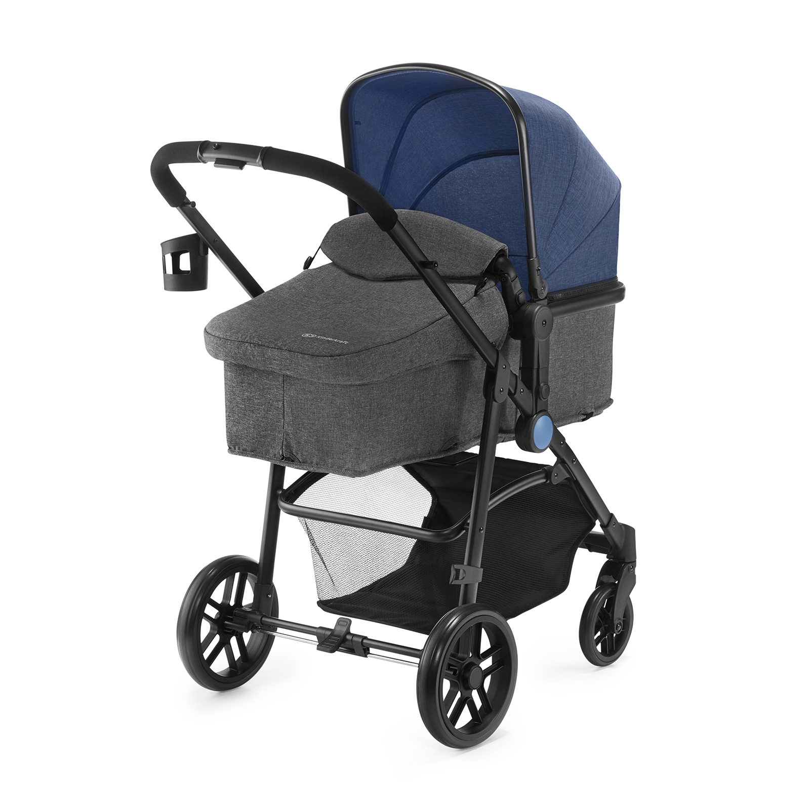 Bộ xe đẩy Kinderkraft Juli 2in1 cho bé từ 0 tháng tuổi đến 15kg - Xe đẩy, xe nôi - Hàng chính hãng
