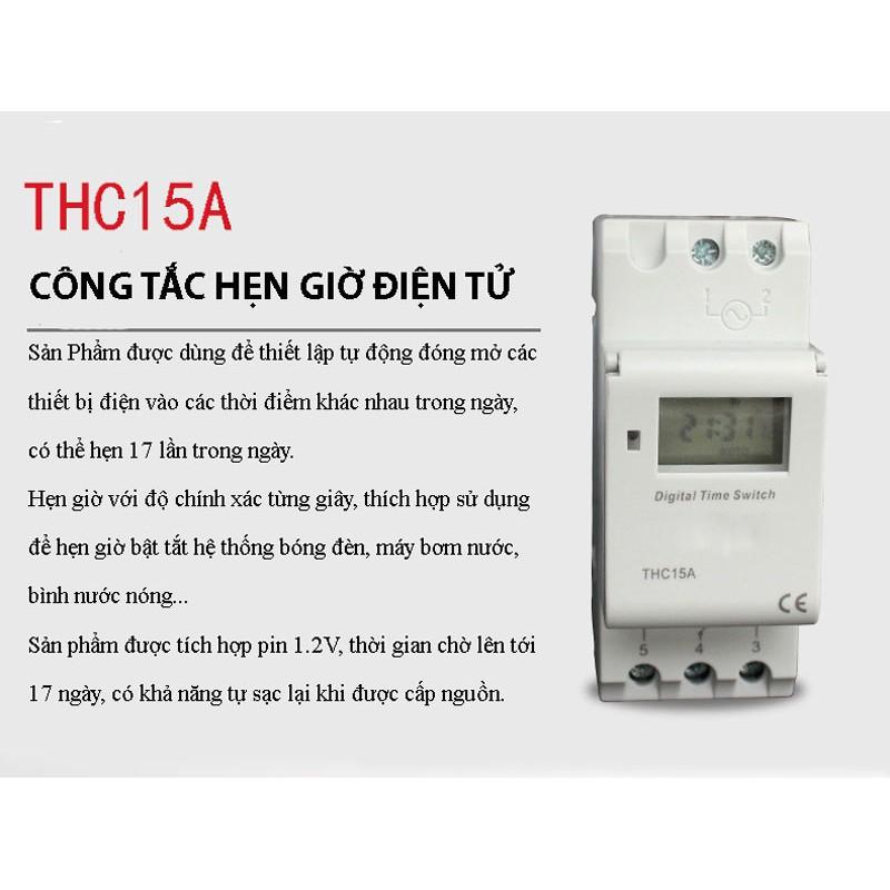 Công tắc hẹn giờ điện tử TCH15A