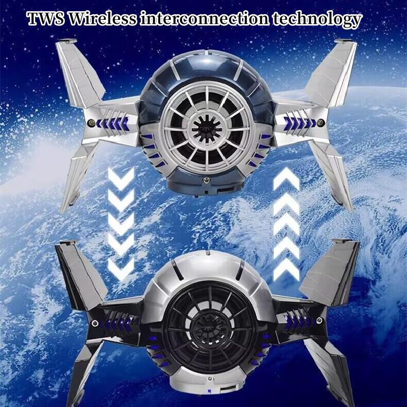 Loa Bluetooth không dây Loa siêu trầm Xe hơi không dây Loa nhỏ Máy tính Máy tính để bàn Thẻ âm lượng lớn Đài phát thanh Bluetooth Altavoz Màu sắc: Bạc