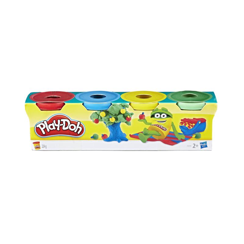 Đồ Chơi PLAYDOH Combo Khuôn Tạo Hình Cơ Bản Và Bột Nặn 4 Màu Mini CBE8534/E8530-23241