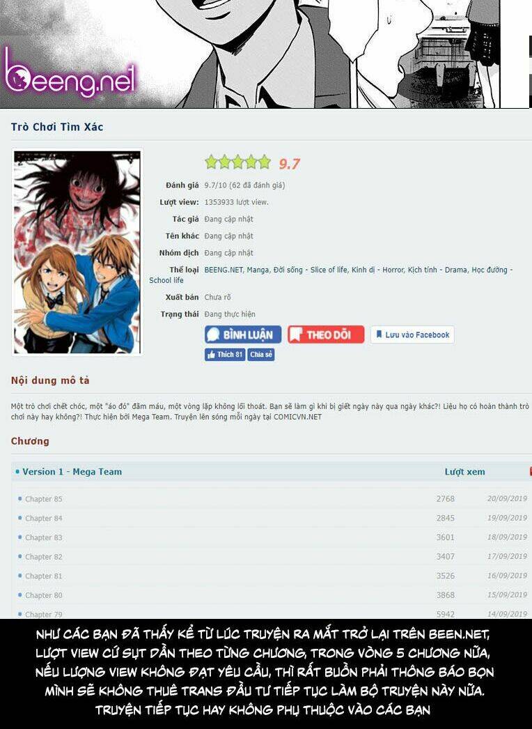 trò chơi tìm xác - karada sagashi chapter 86 20