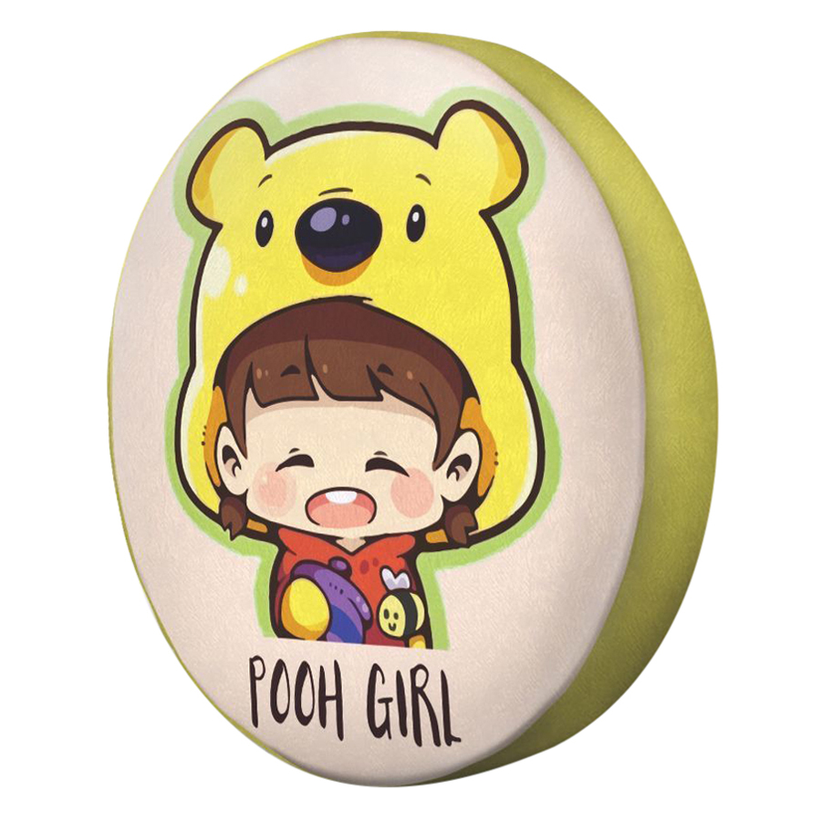 Gối tròn Cô bé gấu Pooh - GOCP163