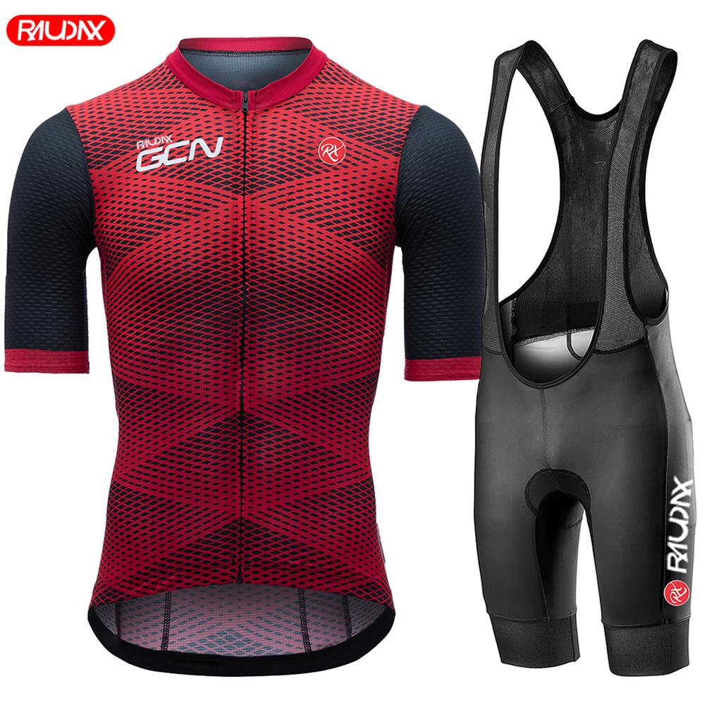Raudax Gcn Mùa Hè 2023 Bộ Quần Áo Đạp Xe Jersey Người Ngắn Tay Xe Đạp Đi Xe Đạp Mặc Ba Môn Phối Hợp Xe Đạp Quần Áo Xe Đạp MTB Áo Sơ Mi Color: cycling jersey 3 Size: XS